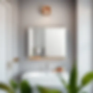 Magnificent Maximizing Space and Style with Small Bathroom Mirrors with Shelves