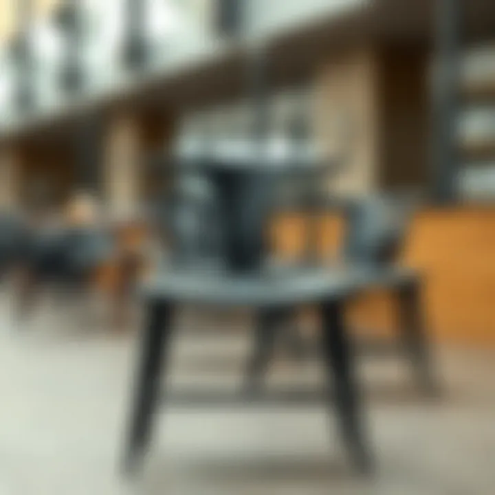 Magnificent The Aesthetic and Functional Appeal of Black Steel Chairs
