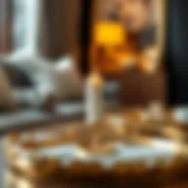 Magnificent The Significance of Gold Candle Trays in Contemporary Home Decor