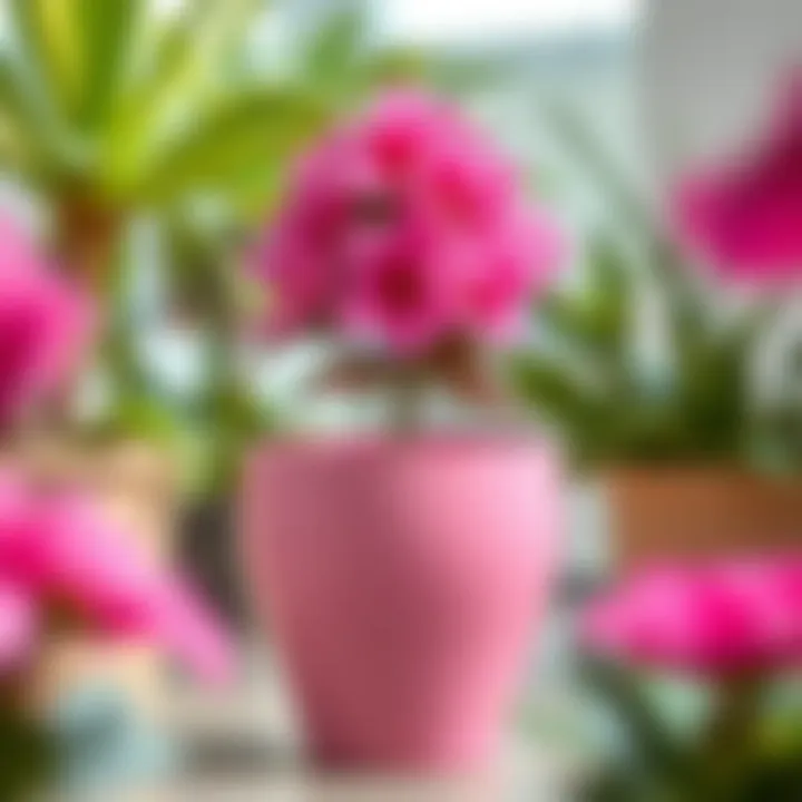 Magnificent The Significance of the Large Pink Flower Pot in Interior Design