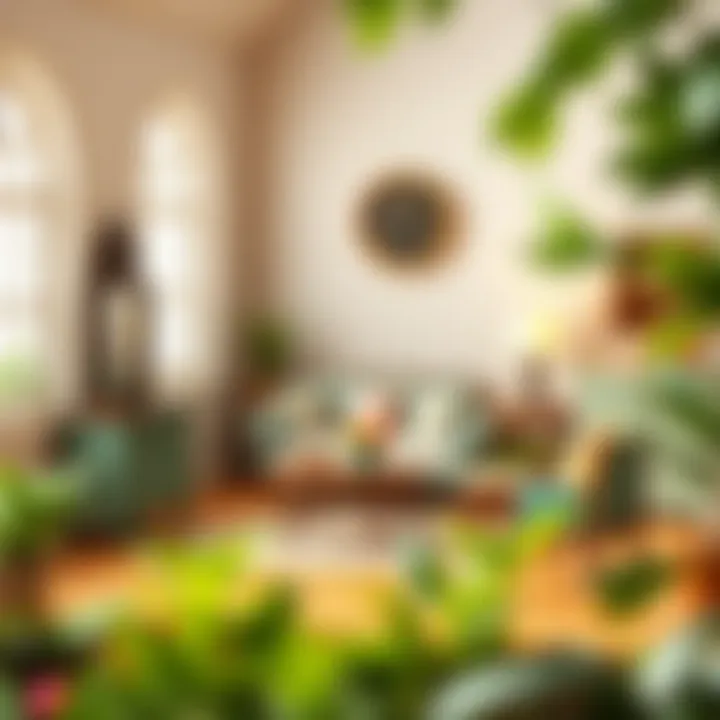 Sustainable Plastic Doll House Furniture Eco-friendly plastic doll house furniture in a charming setting