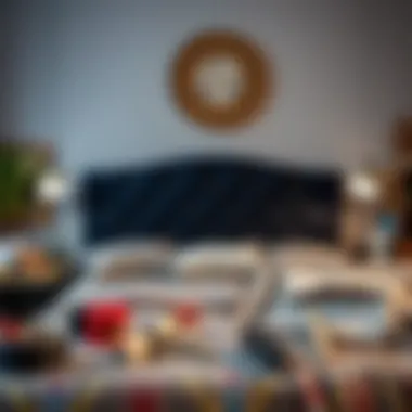 DIY Upholstered Headboard Project DIY upholstered headboard project showcasing materials and tools