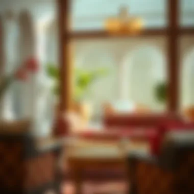 Traditional Emirati seating styles emphasizing cultural heritage