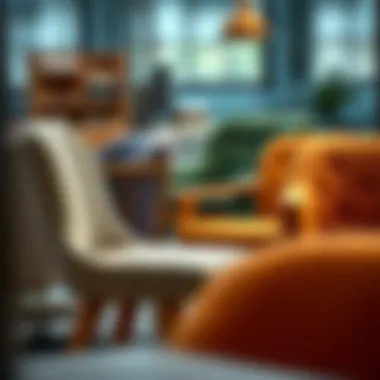 A variety of materials used in chair manufacturing