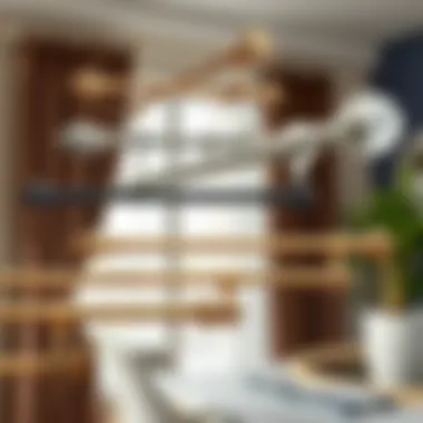 Variety of Three-Piece Curtain Rod Styles Various styles of three-piece curtain rods displayed for selection