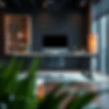 Contemporary Styles of Large PC Desks in Trendy Designs Trendy large desks in contemporary styles, illustrating design versatility