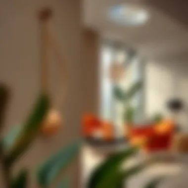 Elegant wallpaper holder showcasing modern design