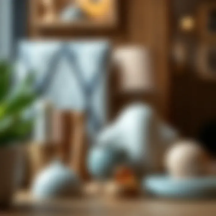 Variety of wallpaper holders made from different materials