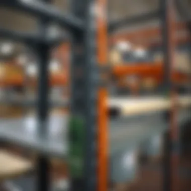 Choosing Quality Materials for Rack Systems Close-up of high-quality materials used in rack construction, emphasizing durability and design.