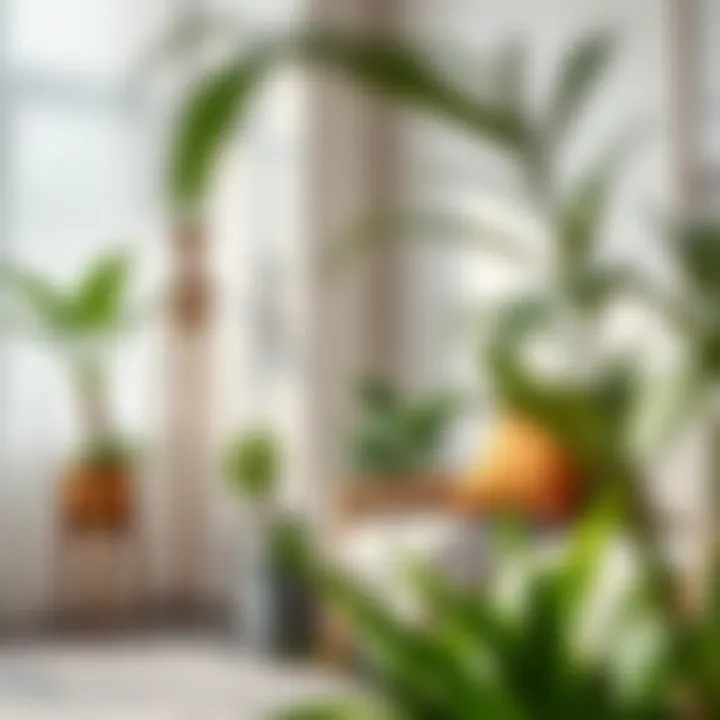 Creative arrangement ideas for large floor plant stands in various decor styles