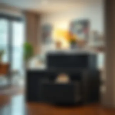 Innovative Decorative Storage with Shoe Boxes Creative use of shoe boxes as decorative storage