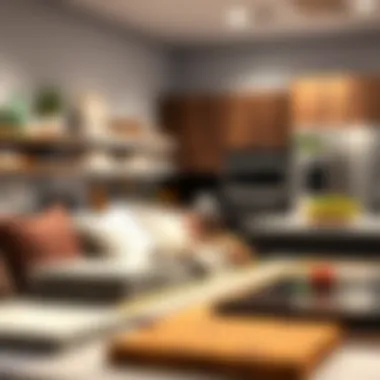 A close-up of high-quality kitchen materials displayed in an online catalog