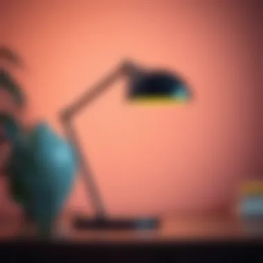 Sleek and Contemporary Desk Lamp Modern desk lamp with sleek design