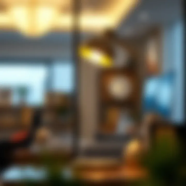 Uniquely Shaped Stylish Desk Lamp Stylish desk lamp with a unique shape