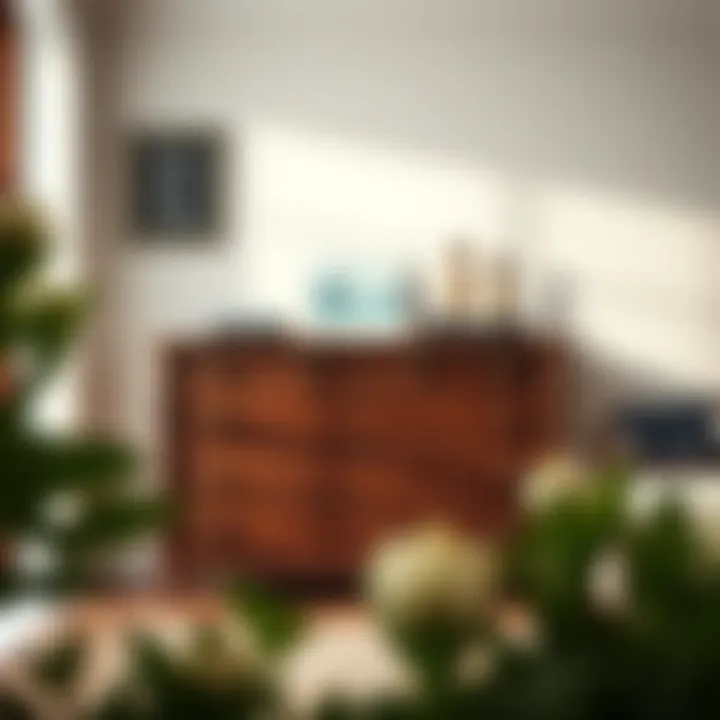 Classic dresser featuring exquisite craftsmanship.