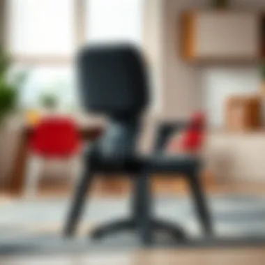 Ergonomic children's chair promoting proper posture