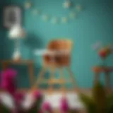 Elegant design of Badger Basket Doll High Chair