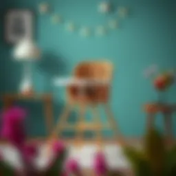 Elegant design of Badger Basket Doll High Chair