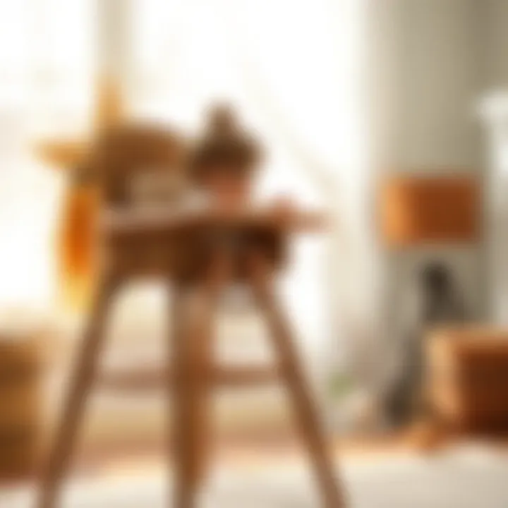 Imaginative play with the Badger Basket Doll High Chair