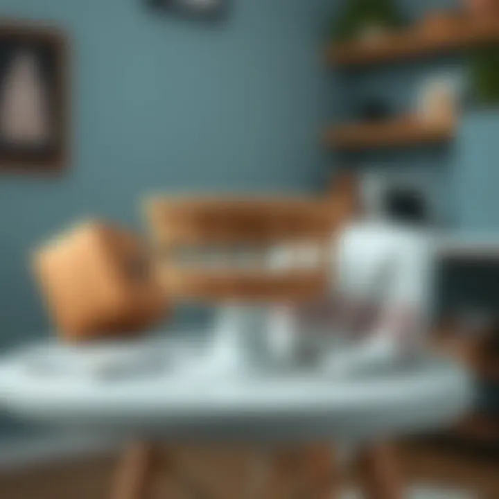 Materials used in the Badger Basket Doll High Chair