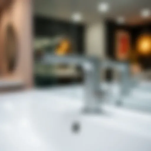 Modern faucet design showcasing sleek lines and contemporary finish