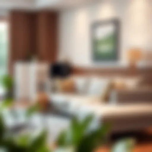 Stylish affordable sofa in a modern living room