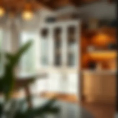 Stylish decor enhancing a 12 inch lower cabinet