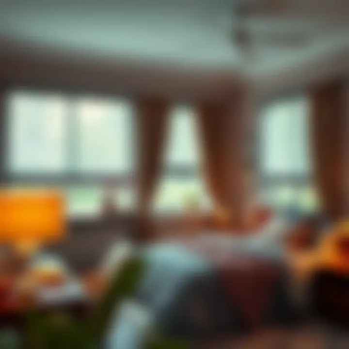 Cozy Bedroom Adorned with Aesthetically Pleasing Shades Cozy bedroom adorned with aesthetically pleasing shades