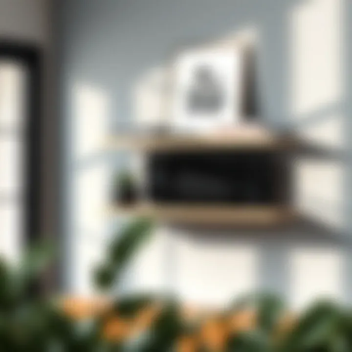 Expert Installation of Floating Shelves Installation demonstration of a floating shelf for a DVD player