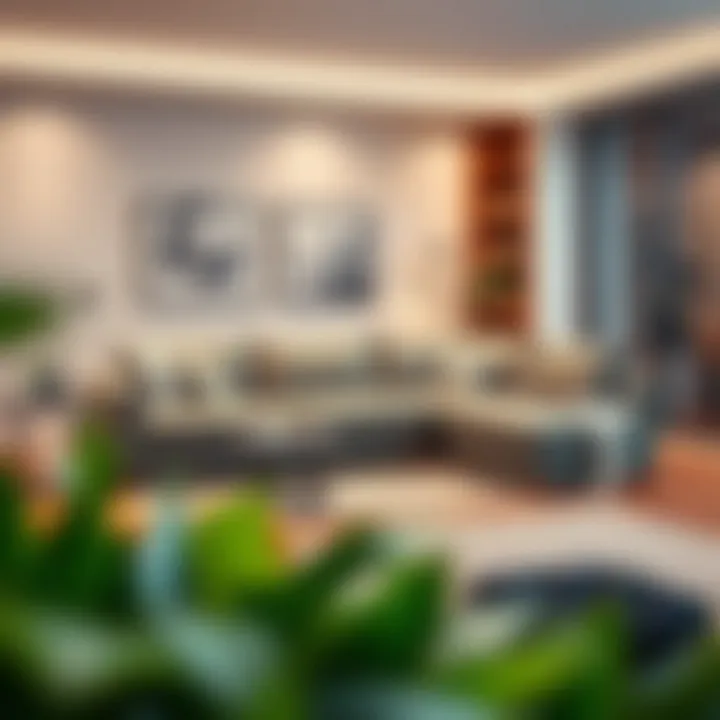 Fold out sectional showcasing adaptability in small spaces