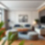 A beautifully arranged living room showcasing a complete furniture package