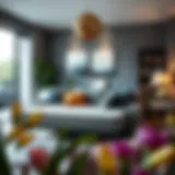 Stylish Full XL Futon Mattress in Living Room Elegant full XL futon mattress in a stylish living room setting