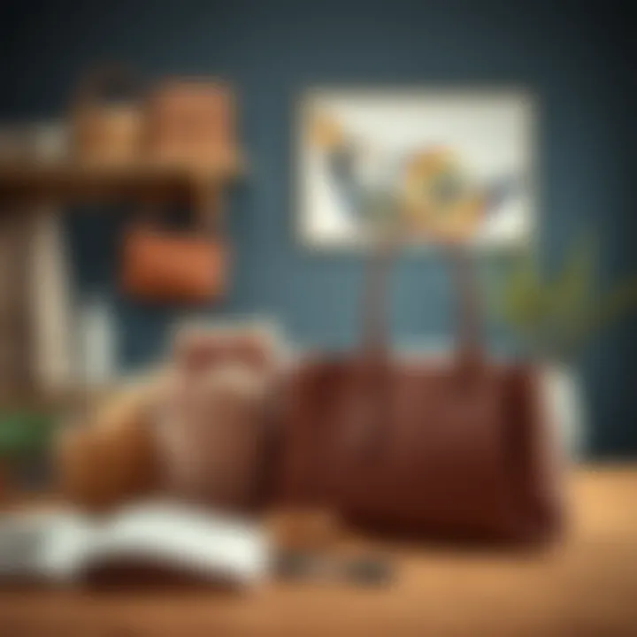 Materials used in crafting stylish handbag organizers