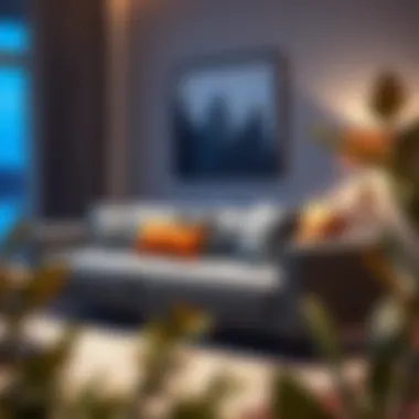 Installation of Large Slipcover Installation of a large slipcover on a contemporary sofa