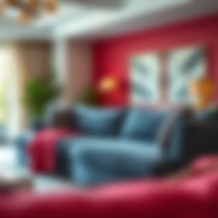 Vibrant Color Options Vibrant color options for large sofa slipcovers