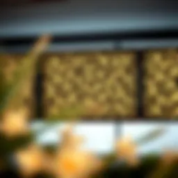 Elegant leaf light panel design showcasing intricate patterns and textures.