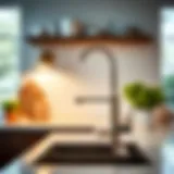 Contemporary Wall Mount Faucet Design Stylish wall mount kitchen faucet showcasing modern design