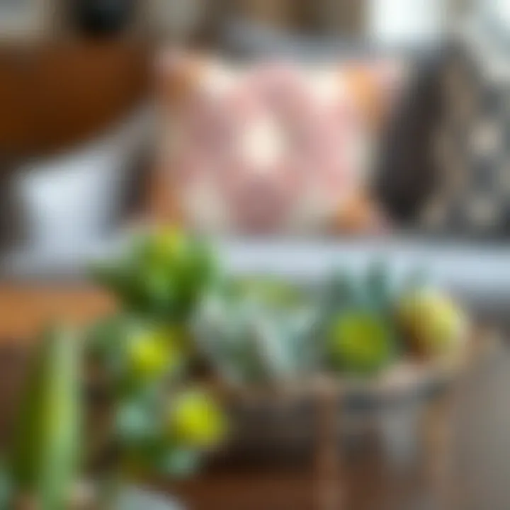 An Elegant Metal Planter Tray Showcasing Succulents Elegant metal planter tray with succulents