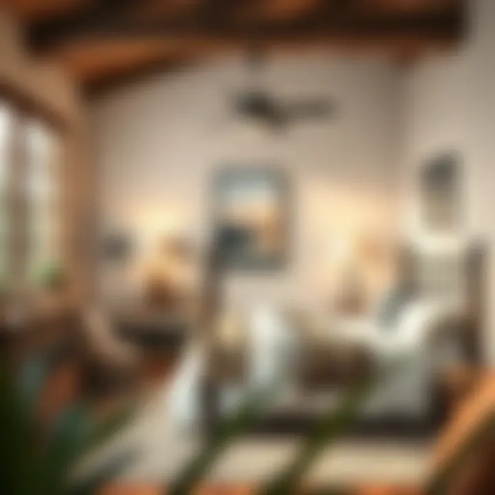 A cozy bedroom arrangement with rustic-style furnishings.