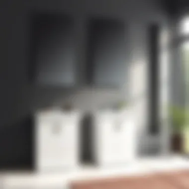 Sleek and Stylish: The Appeal of Thin Bathroom Cabinets Elegant small thin bathroom cabinet with sleek design