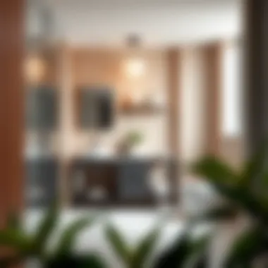 Maximizing Space: Functional Cabinetry in Modern Bathrooms Modern small bathroom showcasing functional cabinetry