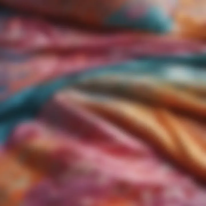 Vibrant color palette for bedspreads