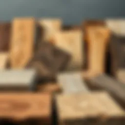 Different types of solid wood materials