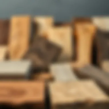 Different types of solid wood materials