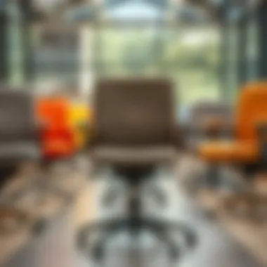 Materials Used in Swivel Armless Desk Chairs Variety of materials used in swivel armless desk chairs