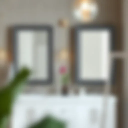 Exploring the Aesthetics of Bathroom Mirrors with Grey Frames Introduction