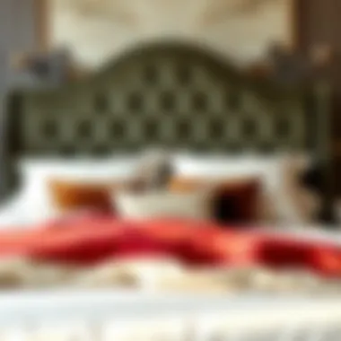 Stylish tips for coordinating bedding with a velvet plush headboard