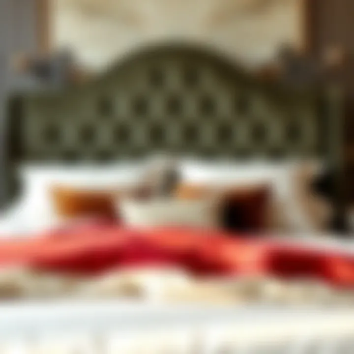 Stylish tips for coordinating bedding with a velvet plush headboard