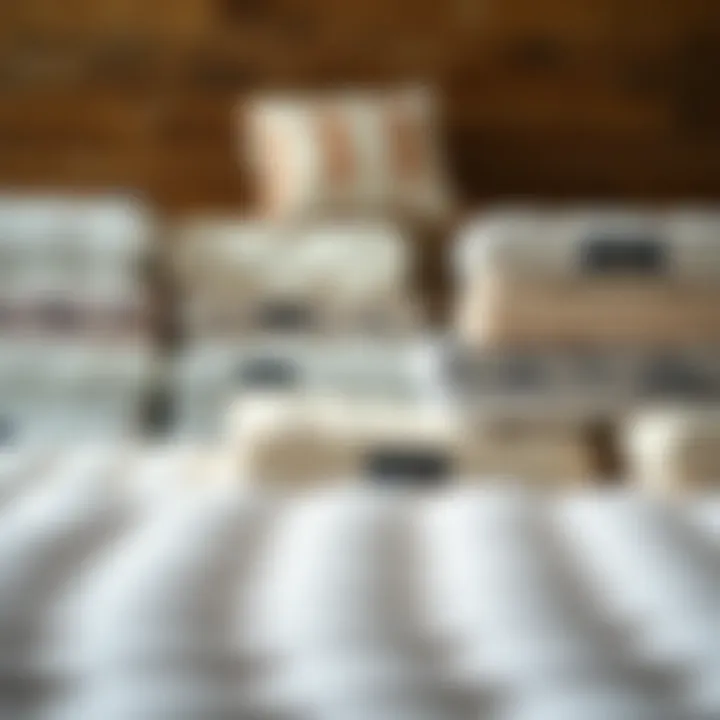 Variety of mattress pads displayed