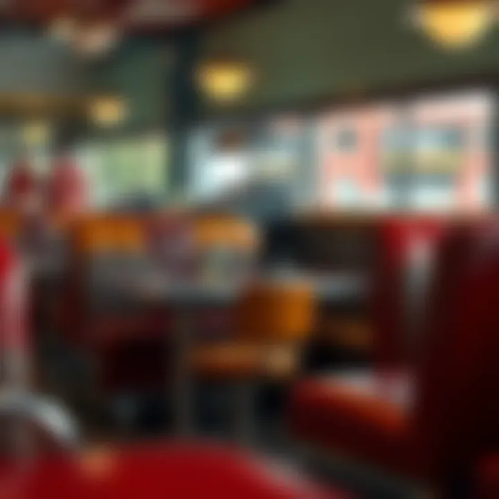 Diverse Materials of 50s Diner Furniture Variety of materials used in 50s diner furniture, highlighting metal, wood, and vinyl